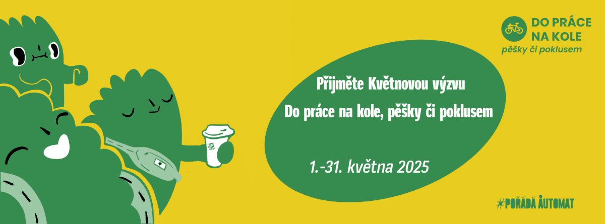 Květnová výzva Do práce na kole, pěšky či poklusem 2025
